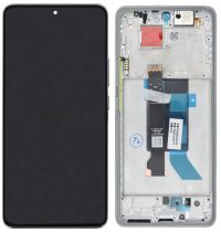 Дисплей Xiaomi Poco X7 с сенсором и рамкой, Silver, оригинал