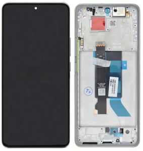 Дисплей Xiaomi Poco X7 с сенсором и рамкой, Silver, оригинал - 924745 Дисплей Xiaomi Poco X7 с сенсором и рамкой, Silver, оригинал - 924745