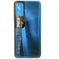 Задняя крышка Xiaomi Poco M3 Pro голубая Оригинал