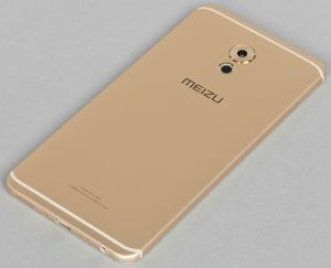 Задняя крышка для Meizu Pro 6 Plus золотистая - 556541
