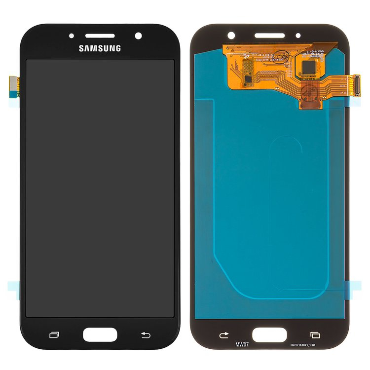 Дисплей для Samsung A720H, A720F Galaxy A7 (2017) с сенсором Черный (Oled) - 558331