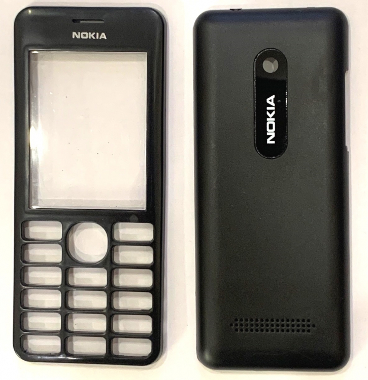 Корпус Nokia Asha 206 Черный - 532342