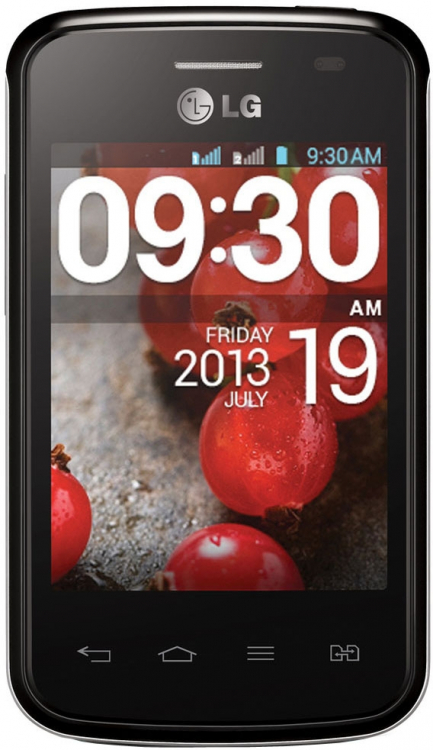 LG E420 Optimus L1 2 Dual (Black) - 