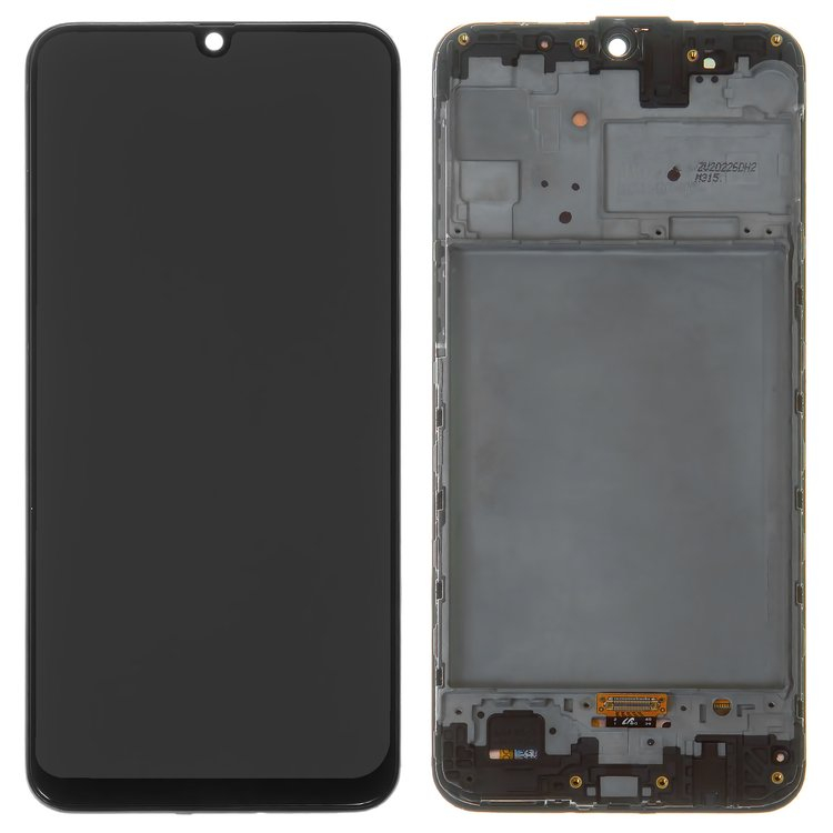 Дисплей Samsung M315, Galaxy M31 (2020) з сенсором і рамкою чорний (Oled) - 563497