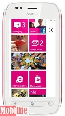 Nokia Lumia 710 White Fuchsia - 