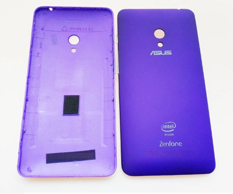Задняя крышка для Asus ZenFone 5 (A500KL, A500cg, A501cg, T00F, T00J) фиолетовая - 555044