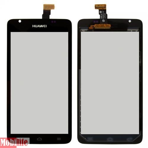 Сенсорное стекло (тачскрин) для Huawei U8836D Ascend G500 Pro, черный, CT0626FPC-A1-E SDG-M