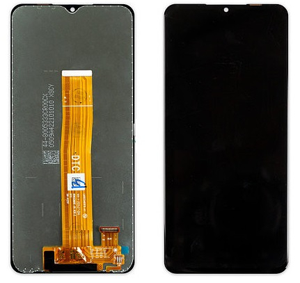 Дисплей для Samsung A127 Galaxy A12 (2021) с сенсором Черный Оригинал - 565980
