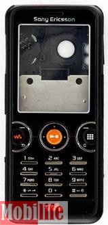 Корпус Sony Ericsson W610 Черный - 507739