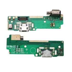 Шлейф Sony F3112 Xperia XA Dual F3111, F3113, F3115, F3116 коннектора зарядки, з компонентами, плата зарядки - 555245