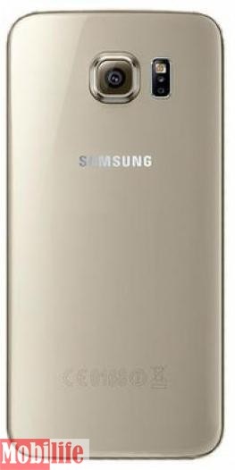 Задняя крышка Samsung G920 Galaxy S6 Золотистая - 546580
