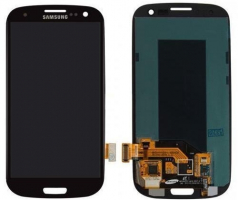 Дисплей для Samsung I747 Galaxy S3, I9300 Galaxy S3, I9305 Galaxy S3, R530 с сенсором черный