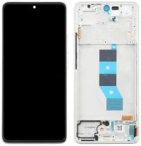 Дисплей Xiaomi Redmi Note 14 5G с сенсором и рамкой, Silver, оригинал