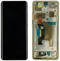 Дисплей Motorola XT2401 Moto Edge 50 Ultra с сенсором и рамкой, nordic wood, оригинал