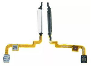 Шлейф Xiaomi Redmi Note 10 4G, Redmi Note 10s сканера отпечатков пальца, белый, оригинал - 914211
