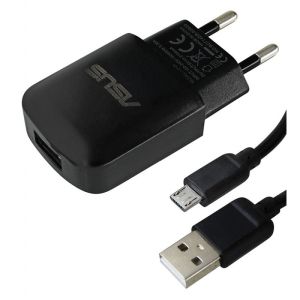 Зарядний пристрій Asus Адаптер USB з кабелем Micro-USB 2A Чорний (Yj-06) - 560323 Зарядний пристрій Asus Адаптер USB з кабелем Micro-USB 2A Чорний (Yj-06) - 560323