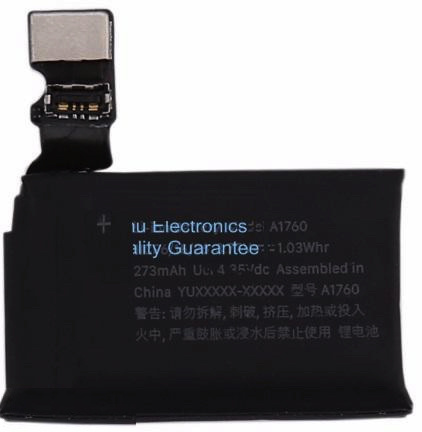 Аккумулятор для Apple Watch Series 2 38mm 273мАч A1760 - 551548