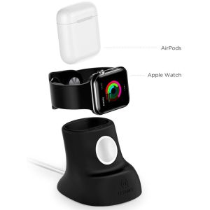 Тримач і док-станція Usams ZJ051 Dock Stand Black (ZJ51ZJ01) для Apple Watch і Apple AirPods - 561912 Тримач і док-станція Usams ZJ051 Dock Stand Black (ZJ51ZJ01) для Apple Watch і Apple AirPods - 561912