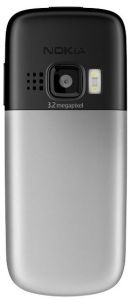 Задняя крышка Nokia 6303c, 6303ic серебристая - 532120