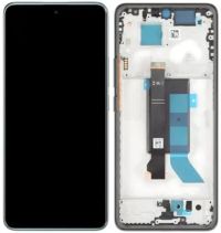 Дисплей Xiaomi Redmi Note 14 Pro Plus с сенсором и рамкой, Frost Blue, оригинал