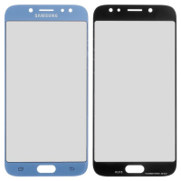 Скло дисплея для ремонту Samsung Galaxy J7, J730, J730F (2017) синій