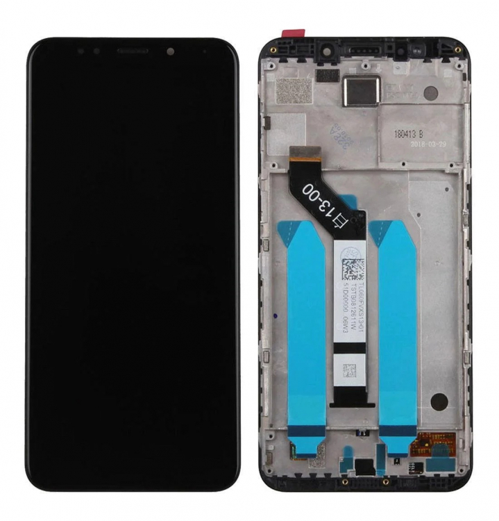 Дисплей Xiaomi Mi5s plus з сенсором з рамкою чорний - 563201