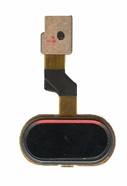 Шлейф Meizu U10 (U680h) кнопки Home с кнопкой черный - 552156