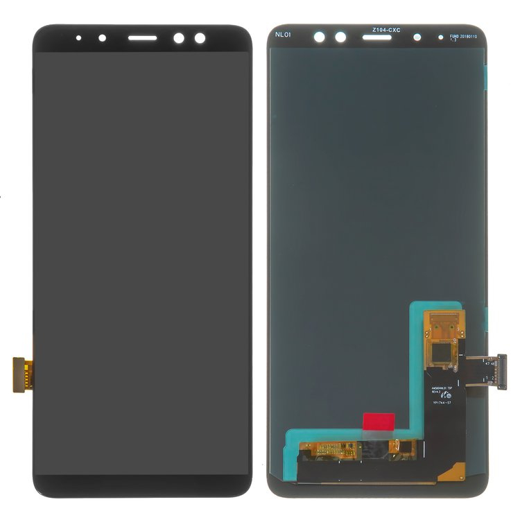 Дисплей для Samsung A730 Galaxy A8+ (Plus) 2018 с сенсором Черный (Oled) - 562806