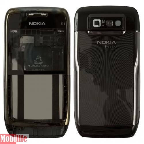 Корпус Nokia E71 черный - 507286