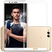 Защитное стекло Huawei Honor 7X, GR5 2018, 3D Белый