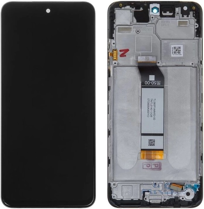 Дисплей для Xiaomi Redmi Note 10 5G с сенсором и рамкой Серый - 565985