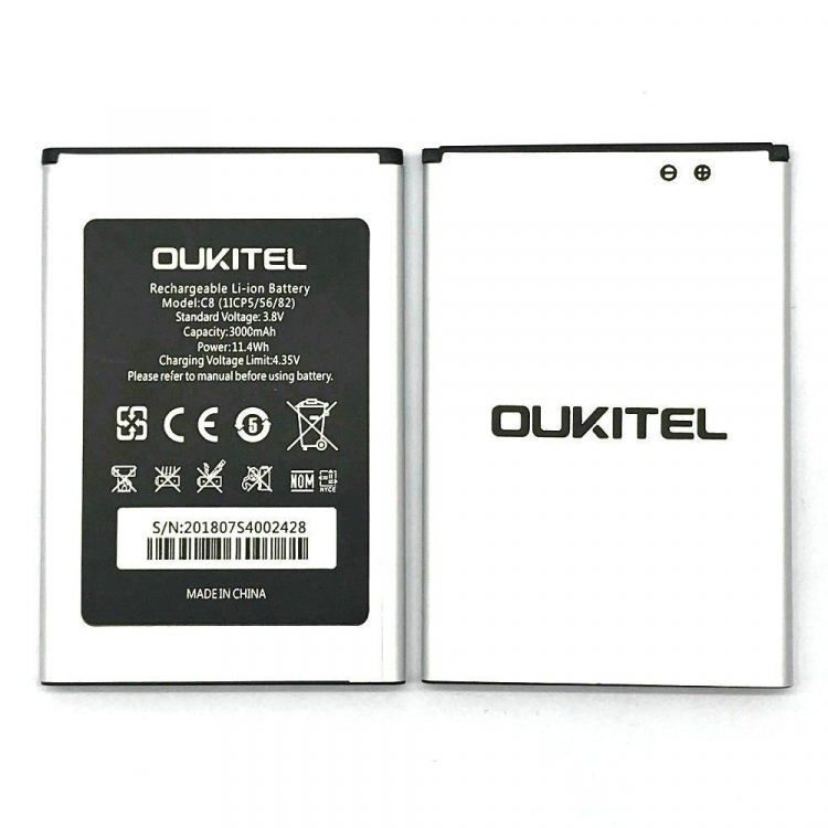 Аккумулятор Oukitel С8 (3000 mAh) - 566261