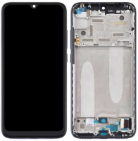 Дисплей для Xiaomi Mi A3, Mi CC9e с сенсором и рамкой, серый (OLED)