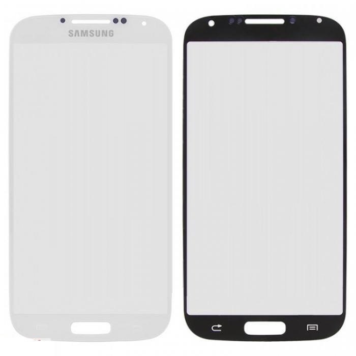 Стекло дисплея для ремонта Samsung i337, i9500, i9505 Galaxy S4 белое - 537310
