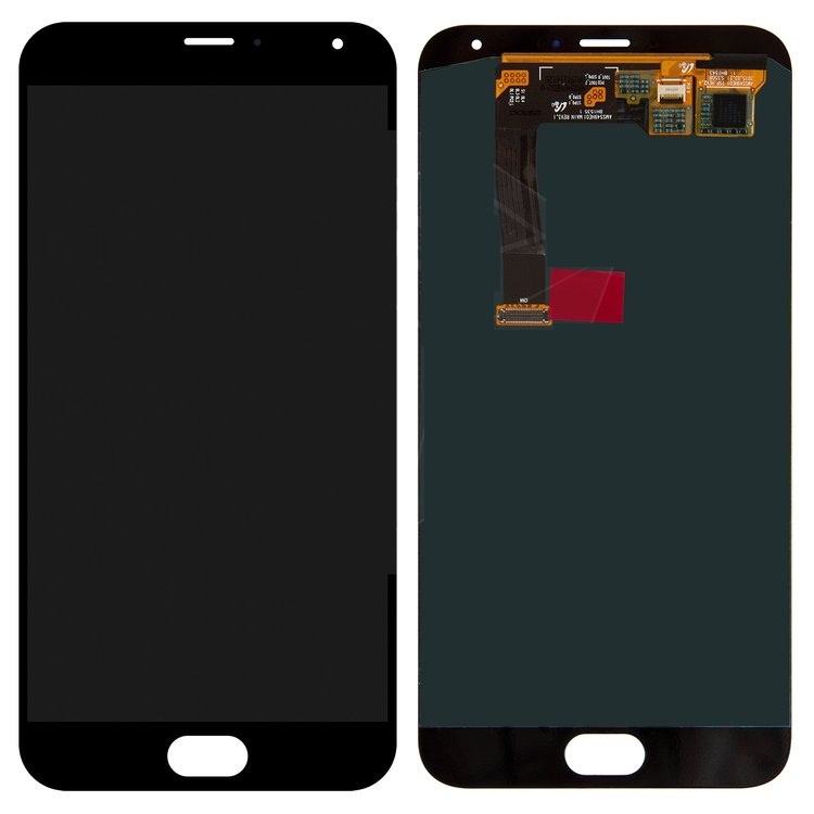 Дисплей для Meizu MX5 (M575), MX5e, MX5e Lite с сенсором черный - 547376