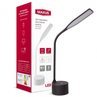 Настольная лампа светодиодная (Led) Maxus DKL 8W 3000-5700K BK Sound (1-MAX-DKL-002-04)