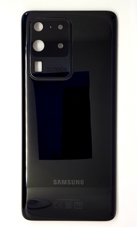Задняя крышка Samsung G988 Galaxy S20 Ultra черная, cosmic black Оригинал GH82-22262A - 565986