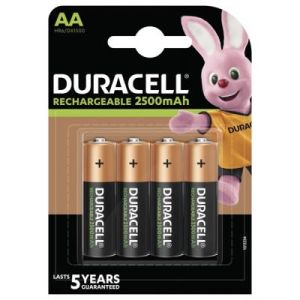 Акумулятор Duracell HR6 (AA) 2500 mAh 4шт Ціна упаковки - 556843