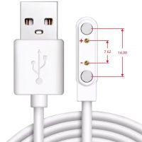Магнитный USB кабель зарядки смарт-часов 2pin 7.5mm