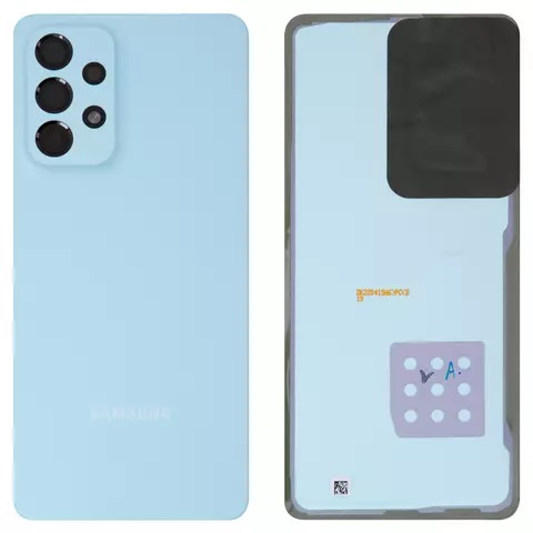 Задняя крышка Samsung A336 Galaxy A33 5G 2022 с стеклом камеры, голубой - 912247