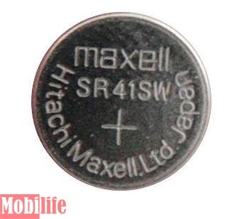 Батарейка часовая Maxell 384, V384, SR41SW, SR736SW, SR41, 247 - 201818