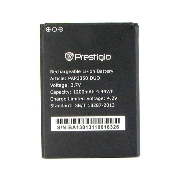 Аккумулятор для Prestigio MultiPhone 3350 (PAP3350DUO) 1200mAh - 544340