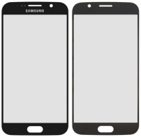 Скло дисплея для ремонту Samsung G920 Galaxy S6 чорний