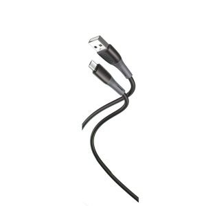 Дата-кабель USB XO NB225 Micro м'який силіконовий black - 914516 Дата-кабель USB XO NB225 Micro м'який силіконовий black - 914516