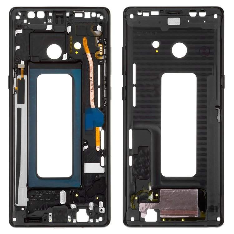 Рамка дисплея Samsung N950F Galaxy Note 8 Duos, черная - 562214