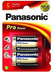 Батарейка Panasonic C LR14 Pro Power Alkaline 2шт LR14XEG2BP Ціна упаковки. - 532626