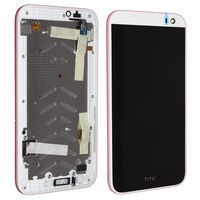 Дисплей для HTC Desire 516 с сенсором и рамкой белый - 552857
