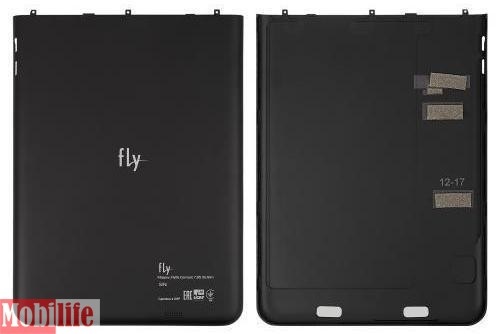 Задняя панель корпуса Fly Flylife Connect 7.85 3G Slim черная оригинал - 544140