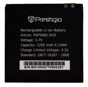 Аккумулятор для Prestigio MultiPhone PAP5000 2200mAh - 544341 Аккумулятор для Prestigio MultiPhone PAP5000 2200mAh - 544341