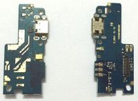 Шлейф Xiaomi Mi Max мікрофона, коннектора зарядки, з компонентами, плата зарядки